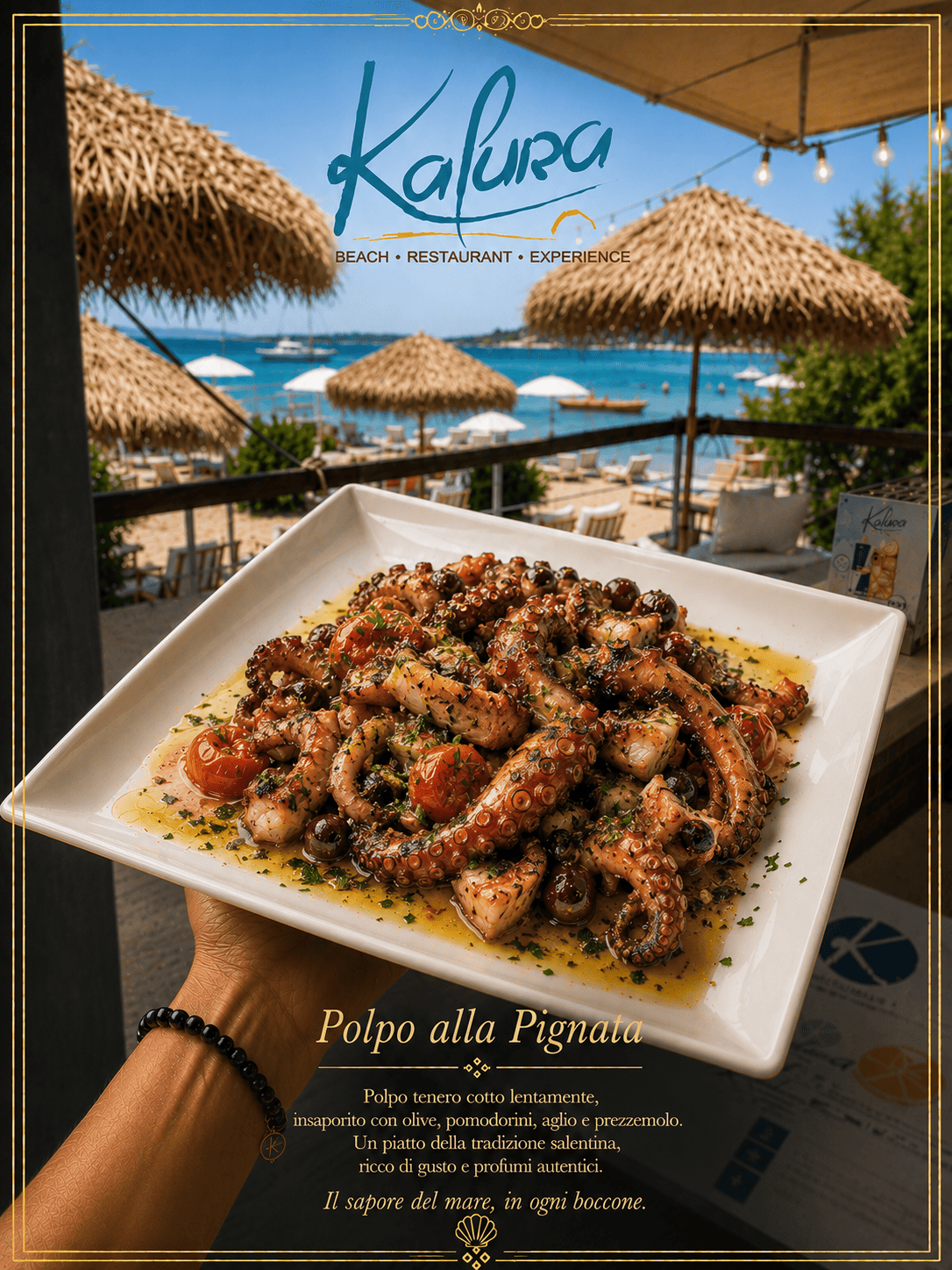 Polpo alla Pignata sulla terrazza marina