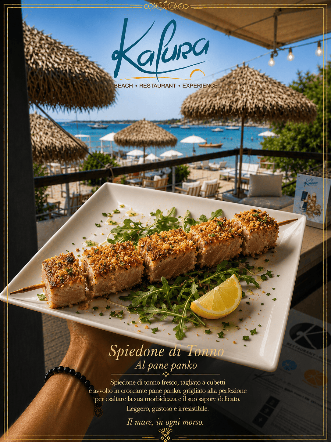 Spiedone di Tonno - Al pane panko